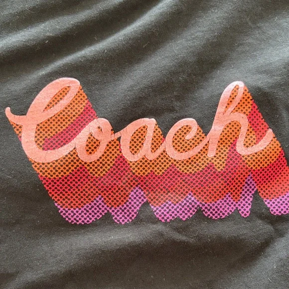 Coach Black Signature Tee - Picture 3 of 7